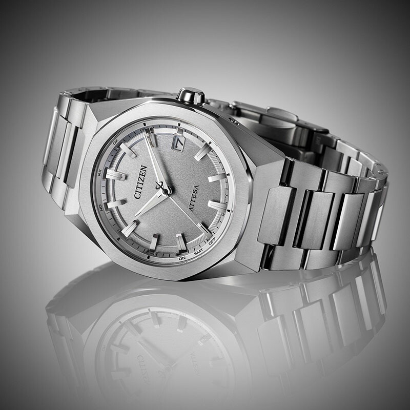 シチズン 腕時計 CITIZEN 時計 アテッサ ATTESA メンズ シルバー 電波