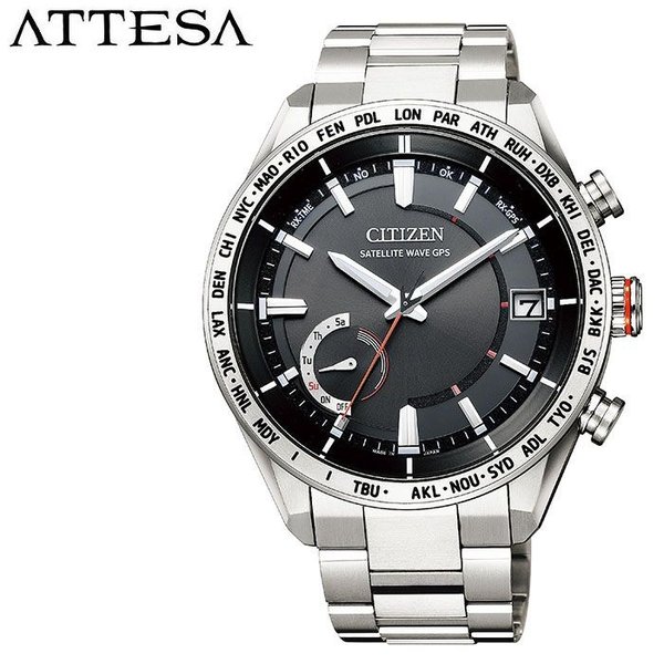 シチズン 腕時計 CITIZEN 時計 アテッサ ATTESA メンズ ブラック  CC3081-52E