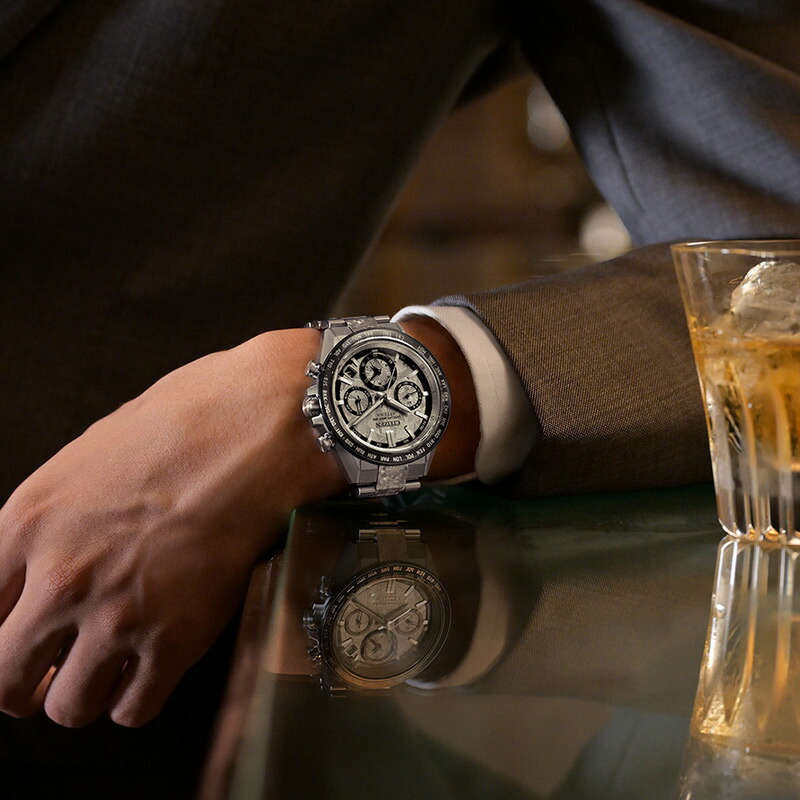 シチズン 腕時計 CITIZEN 時計 アテッサ シルバー メンズ GPS電波
