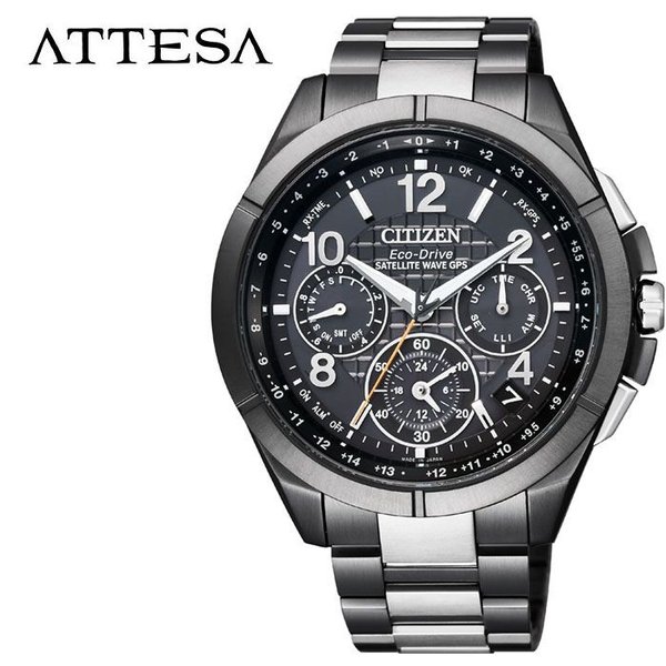 CITIZEN 腕時計 シチズン 時計 アテッサ ATTESA メンズ 腕時計 ブラック  CC9075-52E