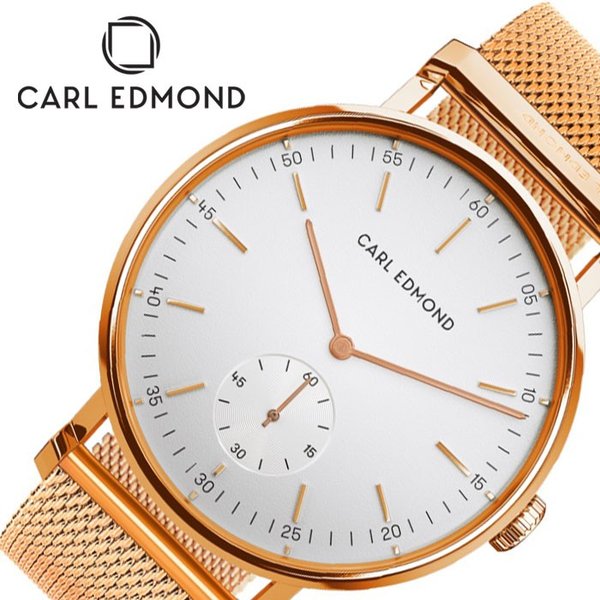 カール エドモンド 腕時計 CARL EDMOND 時計 リョーリット Ryolito レディース ホワイト  CER3211-MR16｜hstyle