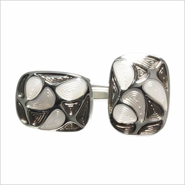 Yahoo! Yahoo!ショッピング(ヤフー ショッピング)ブラック マザーオブパール 天然風柄 カフスボタン cufflinks CF-155611 メンズ レディース セール