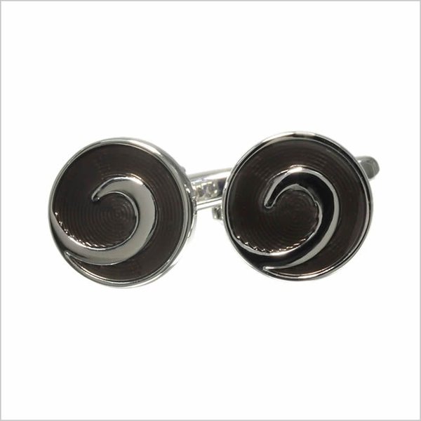 Yahoo! Yahoo!ショッピング(ヤフー ショッピング)ラウンド うずまき ブラック カフスボタン cufflinks CF-157458 メンズ レディース セール