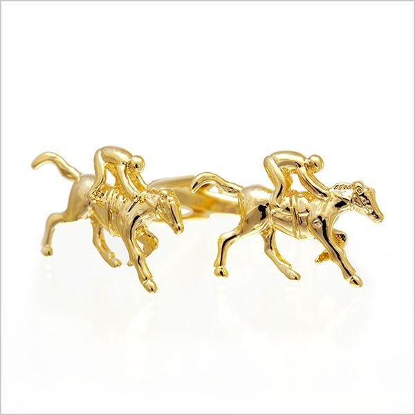 Yahoo! Yahoo!ショッピング(ヤフー ショッピング)カフスボタン カフスボタン cufflinks CF-JOCKY-GOLD メンズ レディース セール