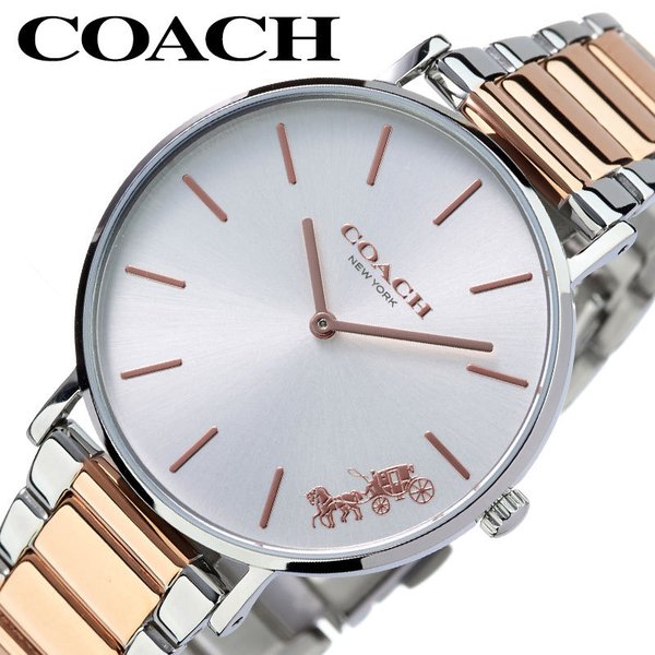 中古値段コーチ COACH 腕時計 レディース 14502880 クォーツ オフホワイト オレンジ オレンジ コーチ
