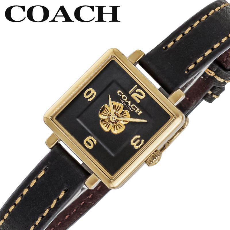 COACH（コーチ） 腕時計 時計 キャス CASS ブラック 女性 レディース