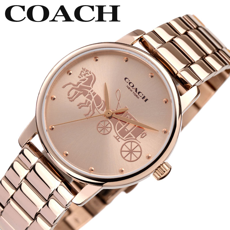COACH コーチ 腕時計 時計 グランド GRAND ピンクゴールド COACH コーチ 腕時計 時計 グランド GRAND ピンクゴールド