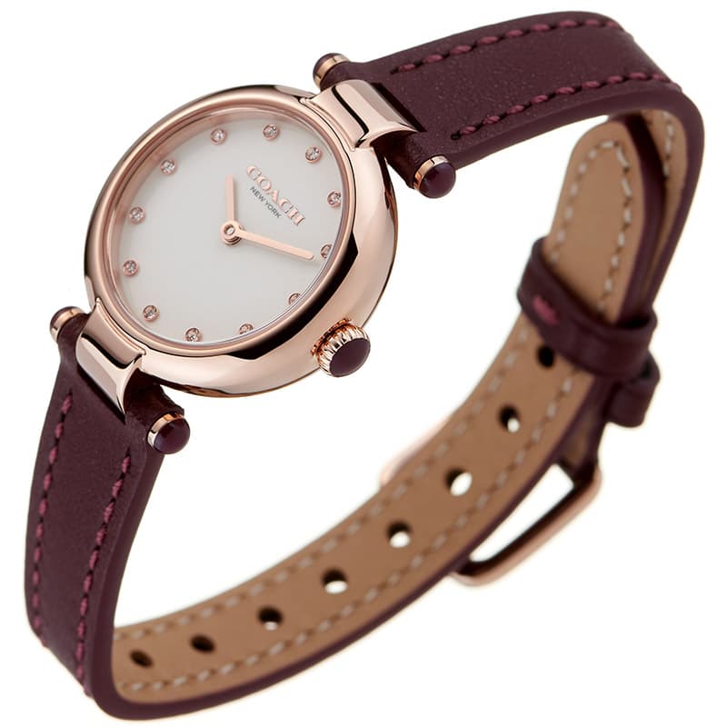 訳あり新品　COACH コーチ CARY キャリー 腕時計 レディース COACH コーチ 腕時計 手表 レディース CARY レザー時計 ブランド