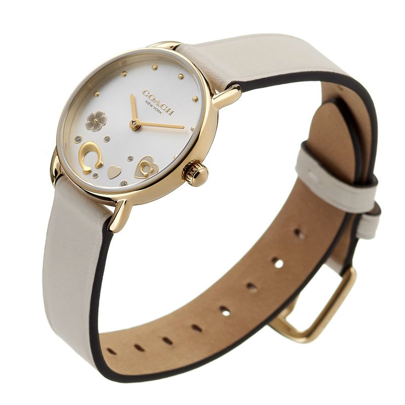 COACH（コーチ） 腕時計 時計 エリオット ELLIOT レディース ホワイト