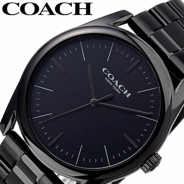 COACH 腕時計 コーチ 時計 プレストン Preston メンズ ブラック CO-14602403