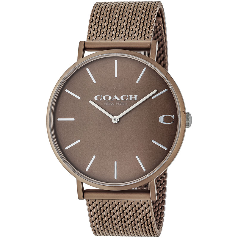 COACH（コーチ） 腕時計 時計 チャールズ Charles ブラウン 男性 向け