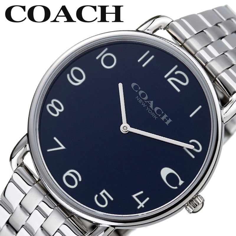 COACH（コーチ） 腕時計 時計 エリオット ELLIOT メンズ ネイビー 男性