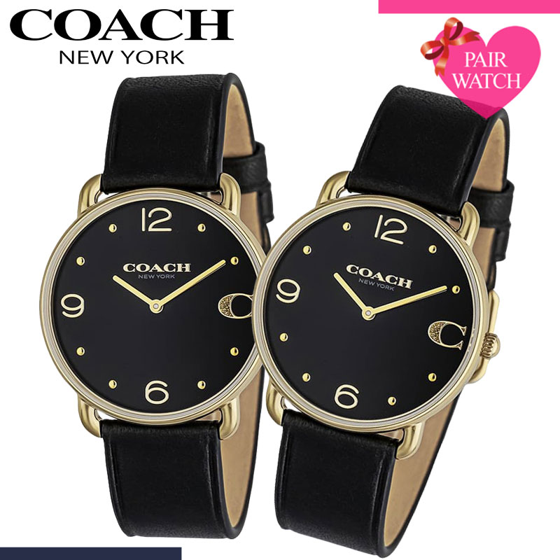 新品未使用 COACH コーチ ペアウォッチ　腕時計 メンズ レディース ペアウォッチ コーチ 腕時計 COACH 時計 エリオット メンズ レディース