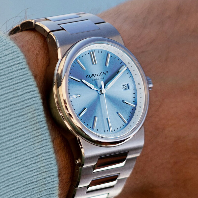 コーニッシュ 腕時計 CORNICHE 時計 ラ グランデコーニッシュ ブルーホライズン La Grande Corniche Blue Horizon CW-98107-Lの画像