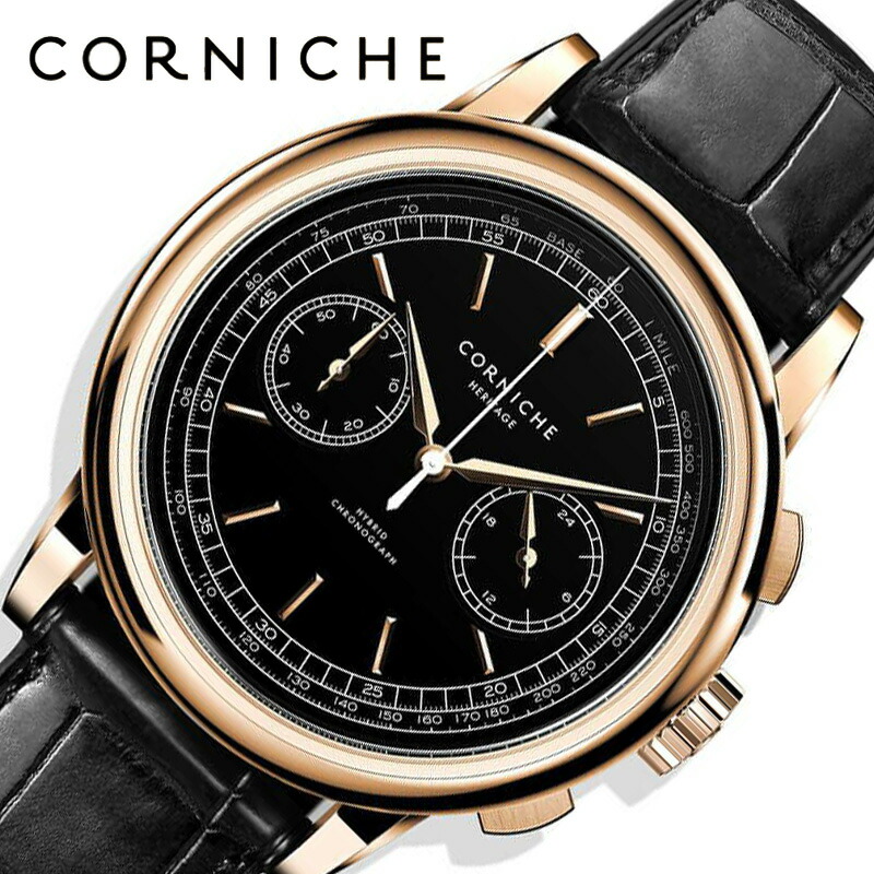 コーニッシュ 腕時計 CORNICHE 時計 ヘリテージ クロノグラフ Heritage Chronograph 男性 メンズ メカクォーツセイコー  製 ムーブメント VK64 CW-HC-RG : cw-hc-rg : 腕時計 バッグ 財布のHybridStyle - 通販 -  Yahoo!ショッピング