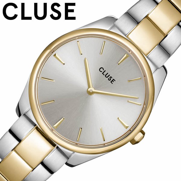 クルース 腕時計 CLUSE 時計 フェローチェ プチ Feroce Petite Steel Silver Silver/Gold Colour 女性 向け レディース CW11207 :CW11207:腕時計 バッグ 財布のHybridStyle