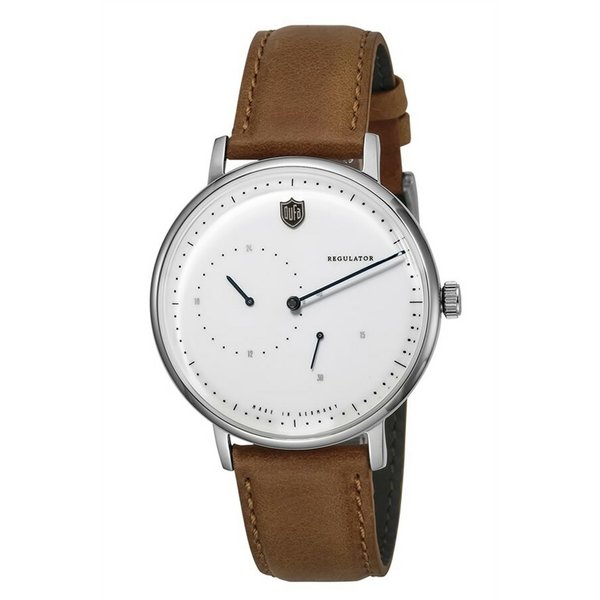 ドゥッファ 時計 DUFA 腕時計 アールト Aalto メンズ ホワイト DF-9017-05 正規品 ブランド ドイツ 機械式 自動巻 シンプル ビジネス スーツ レザー ベルト