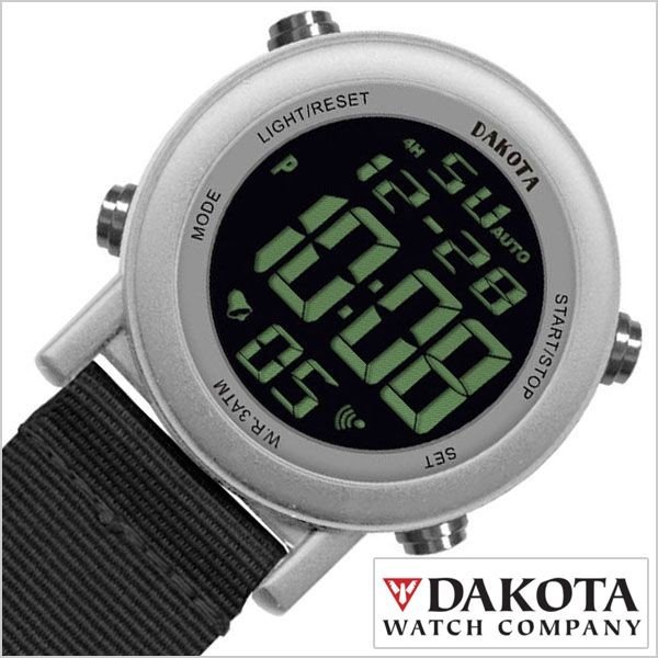 ダコタ ポケットウォッチ DAKOTA 時計 カラビナ時計 デジタルバックパッカー DKT-2881-2-SV ユニセックス メンズ レディース