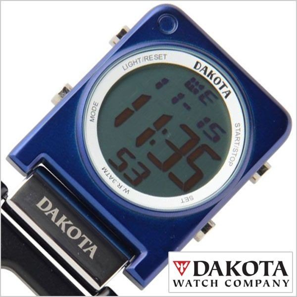 ダコタ ポケットウォッチ DAKOTA 時計 カラビナ時計 デジクリップスクエア DKT-3092-7-BL ユニセックス メンズ レディース