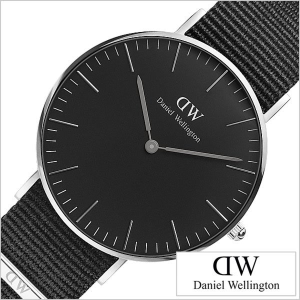 ダニエル ウェリントン 腕時計 Daniel Wellington 時計 クラシック ブラック コーンウォール DW00100151 メンズ レディース