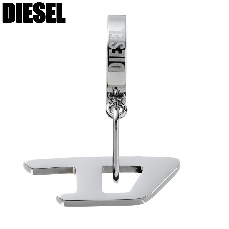 ディーゼル アクセサリー メンズ ピアス シルバー DX1336040 ディーゼル DIESEL アクセサリー ピアス メンズ ステンレス フープ