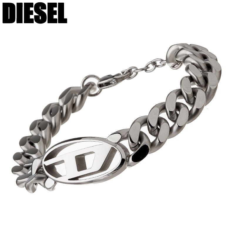 ディーゼル ブレスレット DIESEL アクセサリー メンズ ブレスレット 男性 チェーン チェーンブレスレット 誕生日 記念日 お祝い 贈り物 彼氏 夫 パパ 父