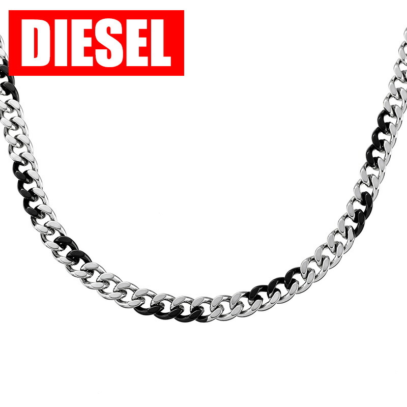 ディーゼル アクセサリー DIESEL ネックレス メンズ アクセ シルバー