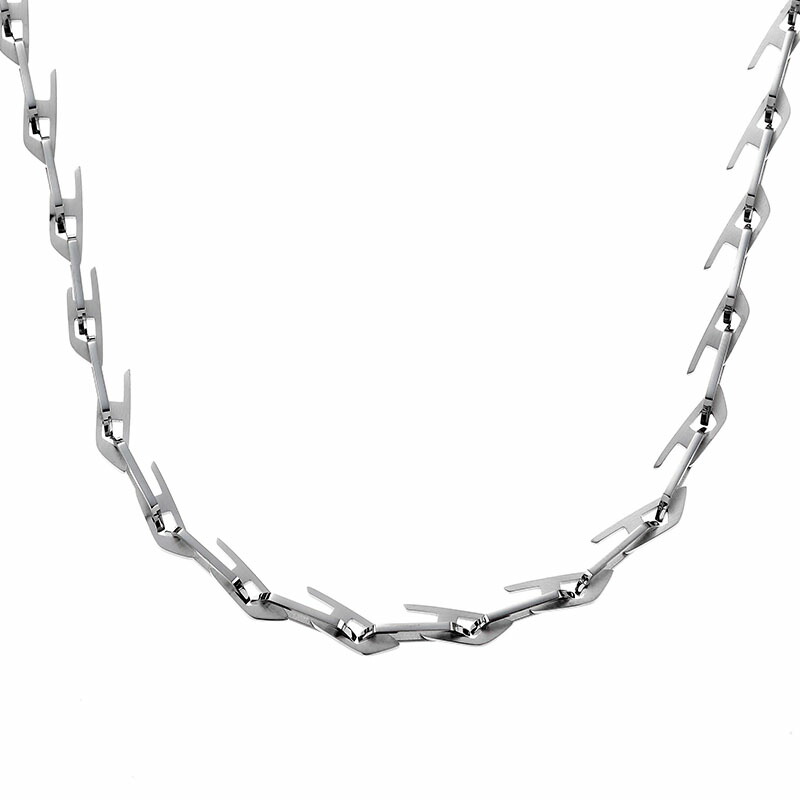 ディーゼル アクセサリー DIESEL ネックレス メンズ アクセサリー アクセ シルバー ステンレス DX1537040 シンプル カジュアル 父親 友達 プレゼント ギフトの画像