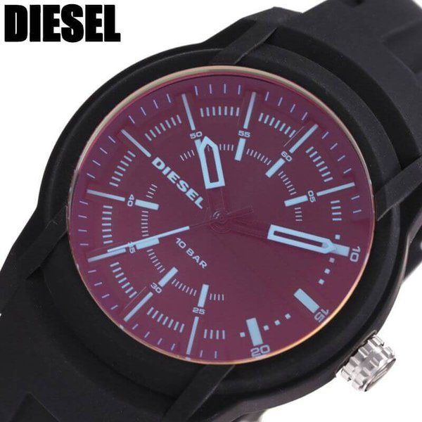 ディーゼル 腕時計 DIESEL 時計 DIESEL 腕時計 ディーゼル 時計 アームバー ARMBAR メンズ 腕時計 ブラック DZ1819