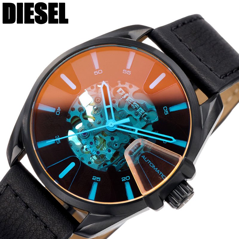 ☆ 新品未使用　DIESEL  DZ1967  自動巻き　偏光ガラス DIESEL ディーゼル 腕時計 時計 ブラック（偏光ガラス） 男性