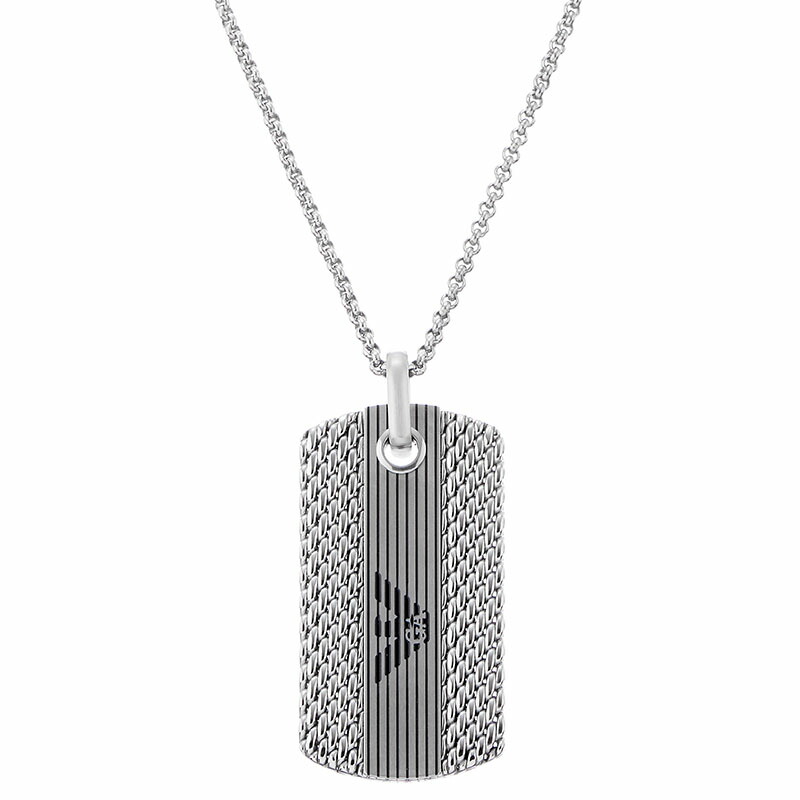 エンポリオ アルマーニ アクセサリー EMPORIO ARMANI ネックレス メンズ アクセサリー シルバー EGS3149040 カジュアル ファッション_1