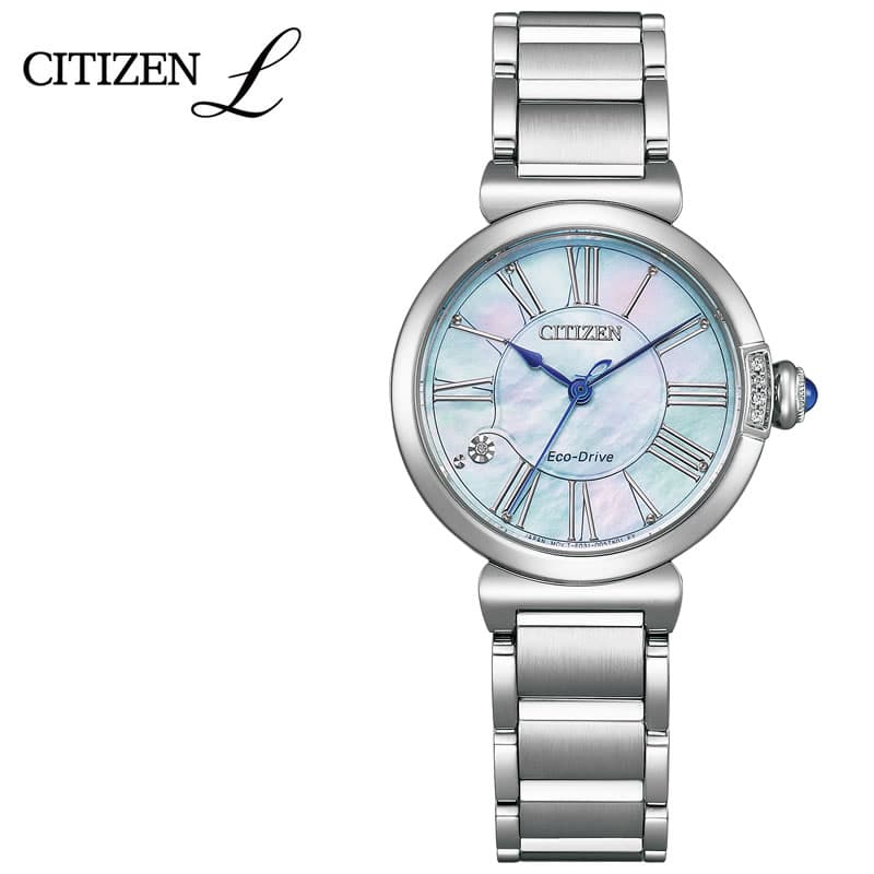 シチズン 腕時計 CITIZEN 時計 シチズンエル CITIZEN L レディース 腕時計 白蝶貝 ソーラー エコドライブ EM1060 87N 人気 おすすめ おしゃれ ブランド 実用 :EM1060 87N:腕時計 バッグ 財布のHybridStyle