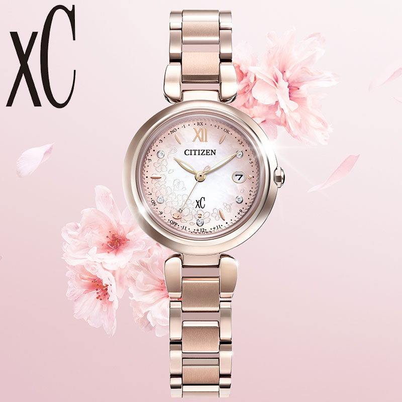 XC シチズン 腕時計 CITIZEN 時計 クロスシー 桜限定モデル xC