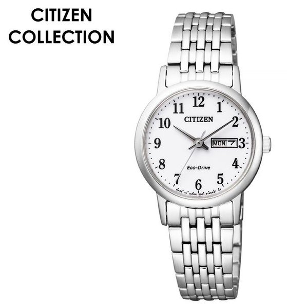 CITIZEN 腕時計 シチズン 時計 シチズンコレクション COLLECTION レディース 腕時計 ホワイト  EW3250-53A