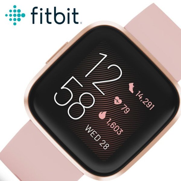 フィットビット 腕時計 Fitbit 時計 ヴァーサ2 FB507RGPK-FRCJK メンズ レディース