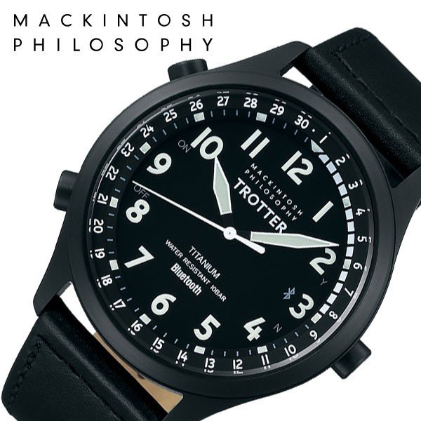 マッキントッシュ フィロソフィー トロッター ブルートゥース MACKINTOSH PHILOSOPHY TROTTER Bluetooth メンズ 腕時計 ブラック  FCZB997