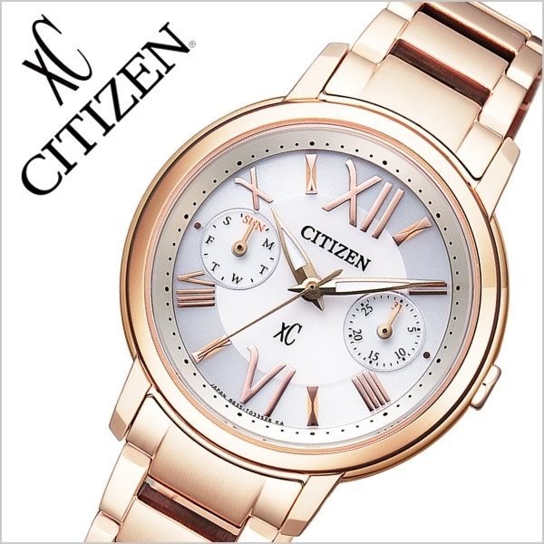 CITIZEN 腕時計 シチズン 時計 クロスシー XC レディース ホワイト