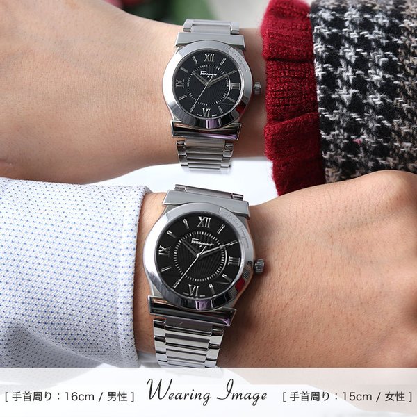 Ferragamo☆関税込 メンズ メタル腕時計 DUO MOONPHASE (FERRAGAMO