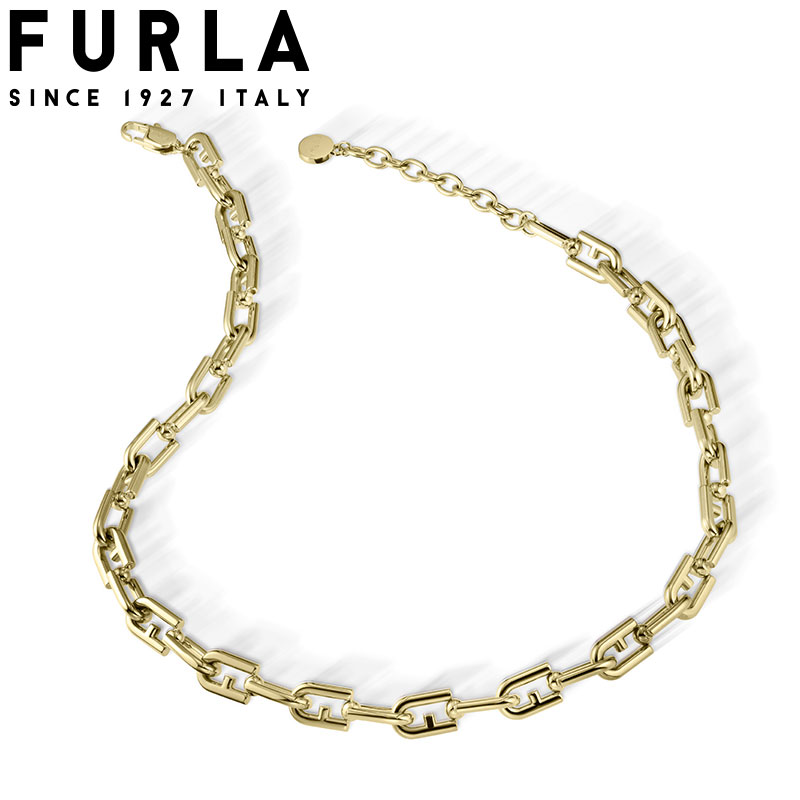 フルラ アクセサリー FURLA ネックレス チェーン ロゴ CHAINED LOGO 