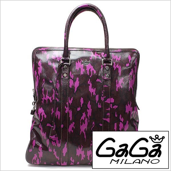 ［在庫処分特価］ガガ ミラノ 鞄 GAGA MILANO GAGA-BAG-020 メンズ パープル セール