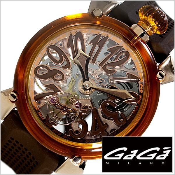 ガガ ミラノ 腕時計 GaGa MILANO 時計 マニュアーレ 48mm 6091.02 メンズ レディース