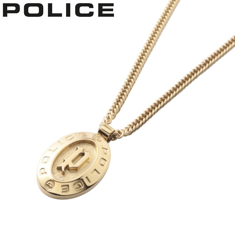 Yahoo! Yahoo!ショッピング(ヤフー ショッピング)ポリス アクセサリー POLICE ネックレス フカ HUKA メンズ ゴールド 男性 誕生日 記念日 お祝い 贈り物 彼氏 夫 パパ 父 息子