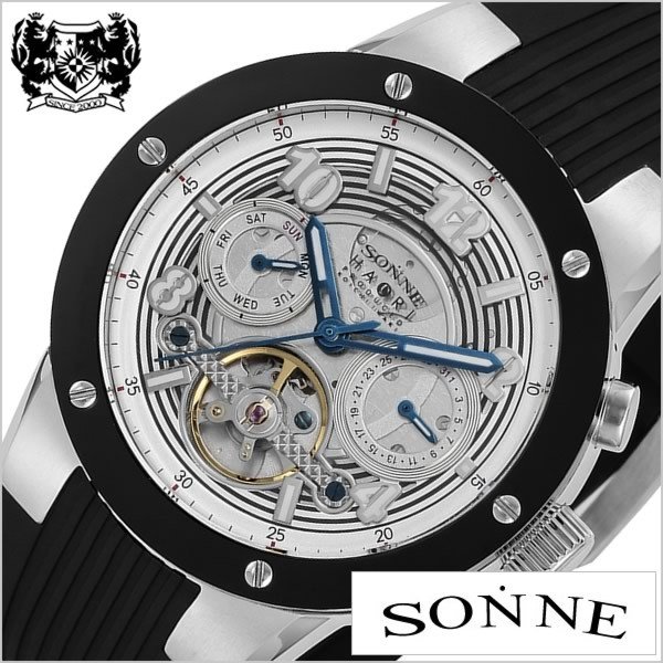 ゾンネ 腕時計 SONNE 時計 ハオリ H017SS-BK メンズ