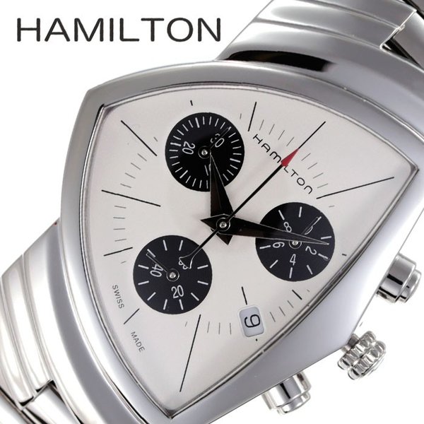 ハミルトン 腕時計 HAMILTON 時計 HAMILTON 腕時計 ハミルトン 時計 ベンチュラ VENTURA メンズ 腕時計 ホワイト  H24432151