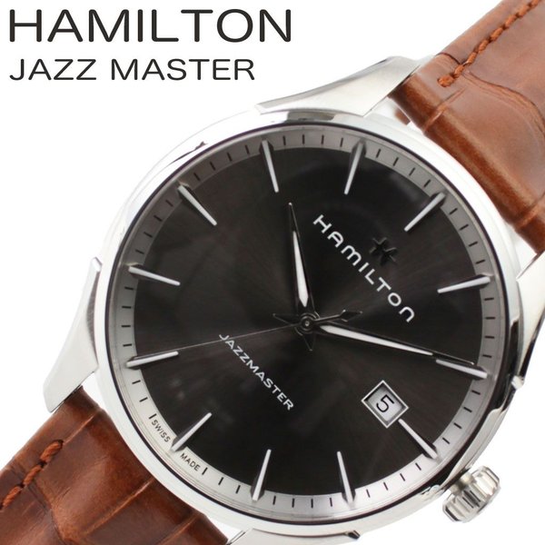 ハミルトン 腕時計 HAMILTON 時計 ジャズマスター ジェント JAZZMASTER GENT メンズ 腕時計 ブラック H32451581