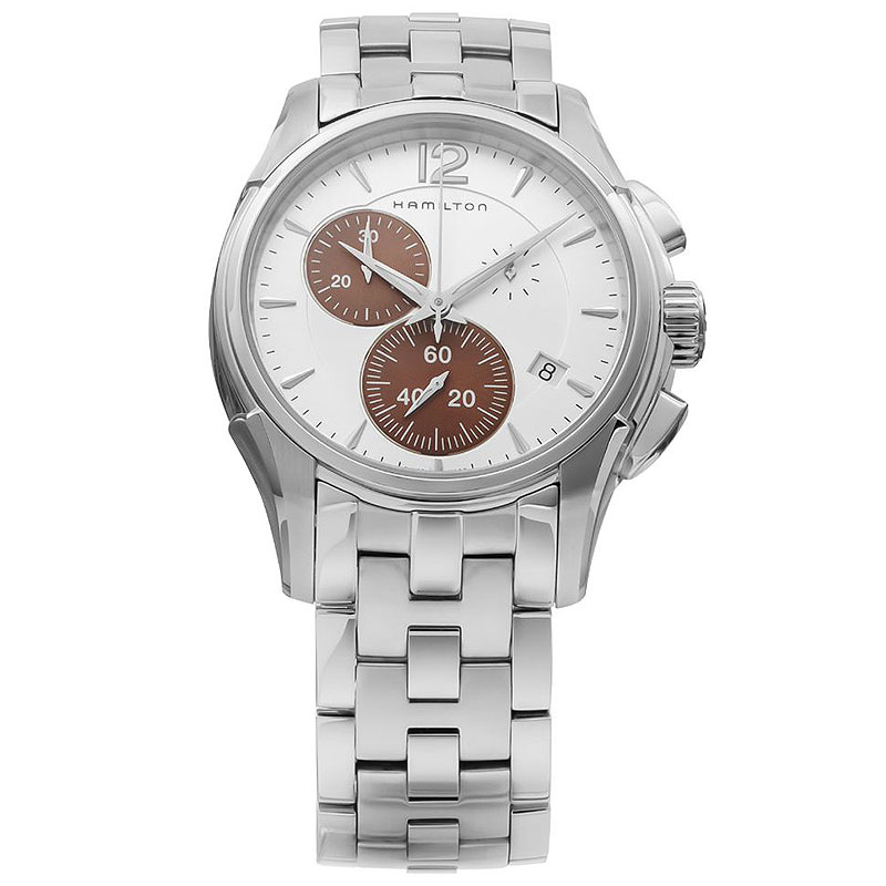 ハミルトン 腕時計 HAMILTON 時計 ジャズマスター JAZZ MASTER Chrono Quartz シルバー 男性 向け メンズ H32612151の画像