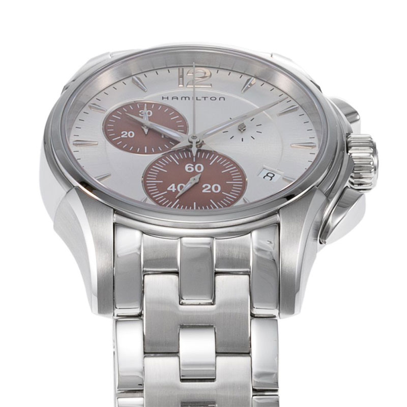 ハミルトン 腕時計 HAMILTON 時計 ジャズマスター JAZZ MASTER Chrono Quartz シルバー 男性 向け メンズ H32612151の画像