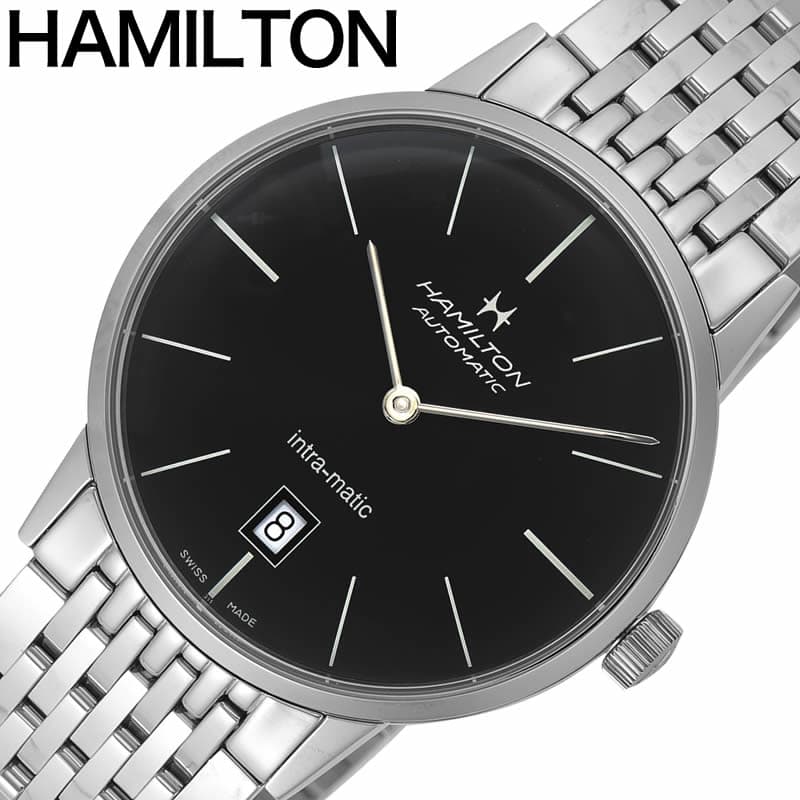 ϥߥȥ ӻ HAMILTON  ȥޥƥå Intra-Matic Auto  ӻ ֥å H38455131 ꥫ   Ҳ » ͵ 