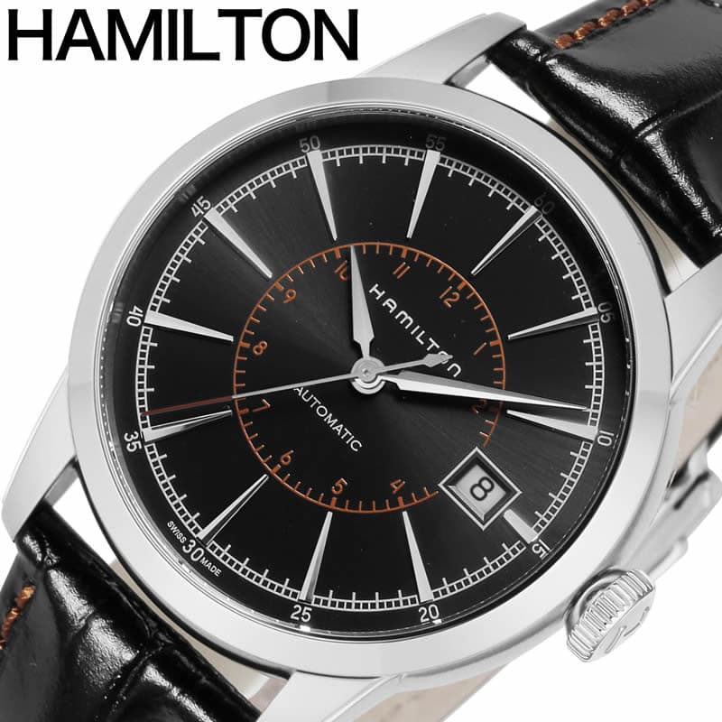 ハミルトン 腕時計 HAMILTON 時計 レイルロード Railroad メンズ 腕時計 ブラック H40555731 アメリカ 話題 大人 社会人 紳士 人気 おすすめ おしゃれ ブランド