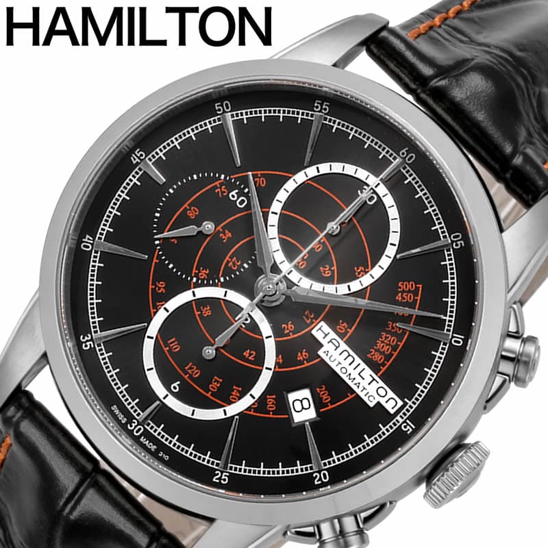 ハミルトン 腕時計 HAMILTON 時計 レイルロード Railroad メンズ 腕時計 ブラック H40656731 アメリカ 話題 大人 社会人 紳士 人気 おすすめ おしゃれ ブランド｜hstyle